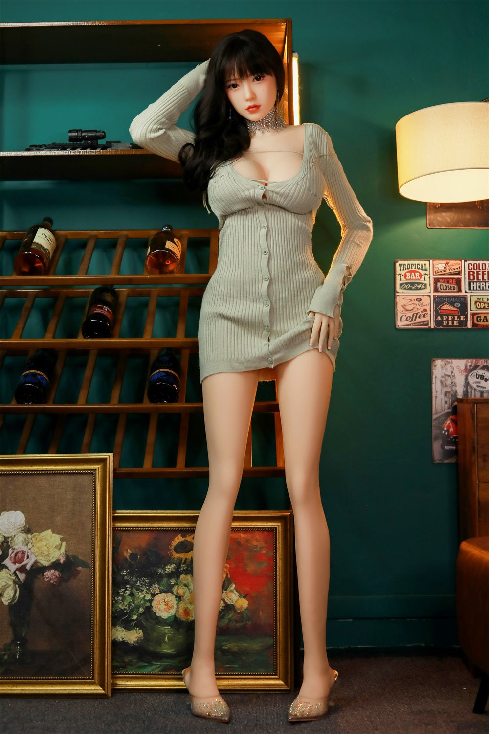US stock/ Mia 5.5ft 77 lbs/FULL TPE/Big breast